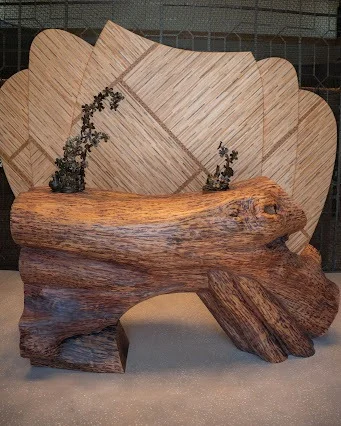 Crafted for Gerbou Restaurant, this one-of-a-kind wooden table carries the soul of the tree and the spirit of design, raw, refined, and unforgettable.
📩 Looking to create a custom statement piece?
📱+971 52 778 1260
💻info@teamvisualsolutions.com

صُممت خصيصًا لمطعم جربو، هذه الطاولة الخشبية الفريدة تحمل روح الشجرة وجمال التصميم، خامة طبيعية، راقية ولا تُنسى.
 📩 هل تبحث عن قطعة مميزة مُصممة حسب الطلب؟
 📱+971 52 778 1260
 💻info@teamvisualsolutions.com

[Team Visual Solutions, Dubai, Riyadh, Visual Excellence, Custom Displays, Bespoke Designs, Creative Solutions, Display Innovation, Sculpture Art, Kiosk Design]
