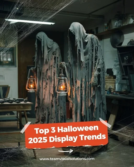 Pumpkins are great. But spooky signage that glows in the dark? Now we’re talking. 
Planning for seasonal displays? Let’s discuss now!
+971 52 778 1260 | info@teamvisualsolutions.com

هل تبحث عن لمسة رعب لموسم الهالوين؟
من اللافتات المضيئة في الظلام إلى التركيبات المرعبة… نخلق أجواء لا تُنسى!
ابدأ التخطيط اليوم لعروض موسمية تأسر الأنظار

[Team Visual Solutions, Dubai, Riyadh, Visual Excellence, Custom Displays, Bespoke Designs, Creative Solutions, Display Innovation, Sculpture Art, Kiosk Design]