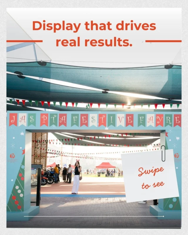 The best décor does more than look good—it pays for itself. We design standout moments that guide shoppers and highlight offers, turning décor into a powerful media tool.
الديكور المميز لا يجمّل المكان فحسب، بل يعمل لصالحك. نصنع نقاط جذب ذكية تقود الزوار وتسلّط الضوء على العروض، ليصبح كل عنصر ديكوري مساحة إعلانية تزيد من التفاعل والمبيعات.

#teamvisualsolutions #dubai #riyadh #visualexcellence #customdisplays #bespokedesigns #creativesolutions #displayinnovation #sculptureart #kioskdesign #creativedisplays