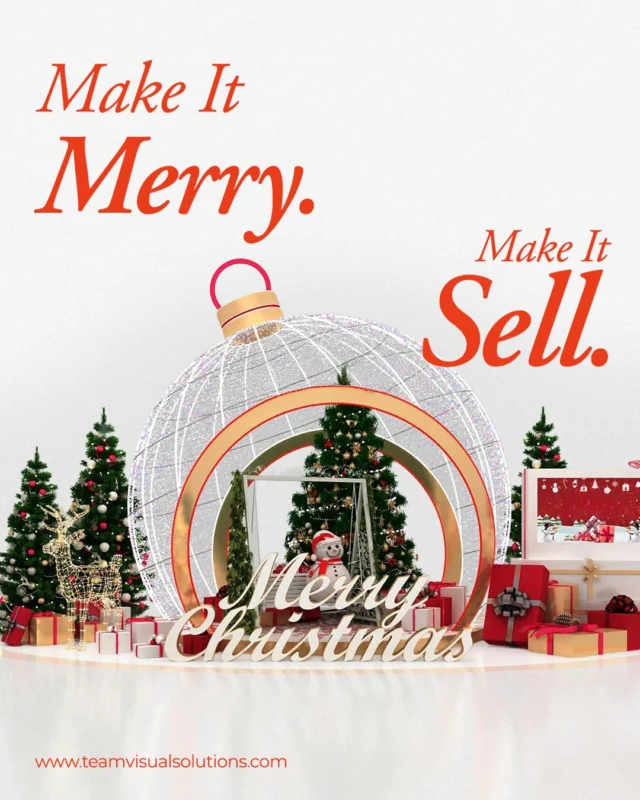 Festive installs must stop, delight, and convert. We build photo-worthy moments that tie into wayfinding and offers, so joy turns into sales. 
Get in touch with us and lock your holiday production slot.
يجب أن تجذب التركيبات الأنظار وتخلق المتعة وتزيد المبيعات.
نصنع لك لحظات تصوير مبهرة متوافقة مع العروض ومسارات الزوار لرفع التفاعل والشراء.
اتصل بنا واحجز إنتاجك الاحتفالي في موسم الأعياد

#teamvisualsolutions #dubai #riyadh #visualexcellence #customdisplays #bespokedesigns #creativesolutions #displayinnovation #sculptureart #kioskdesign #creativedisplays