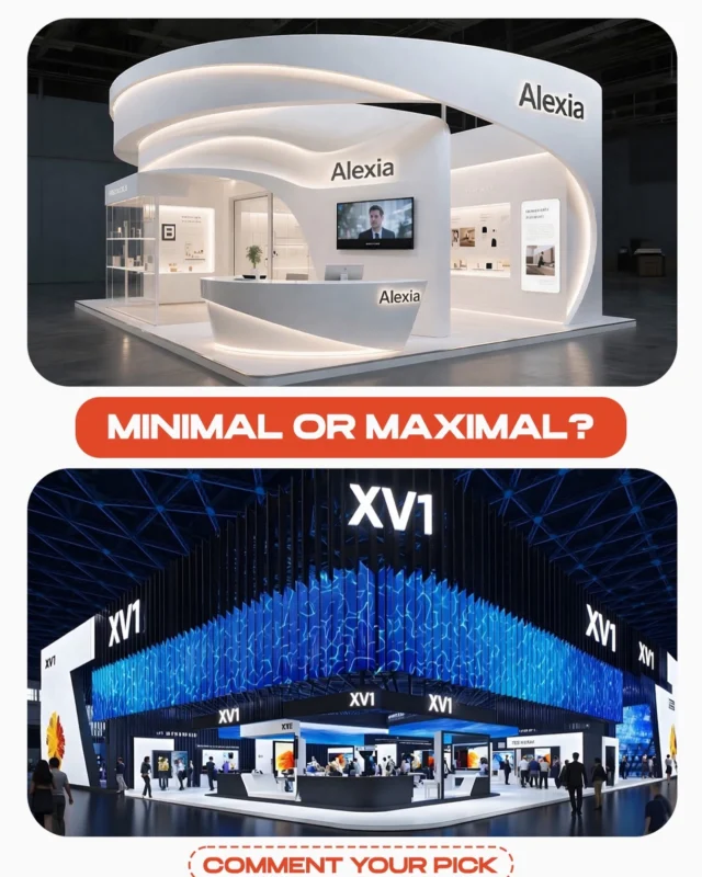 Minimal or maximal, both can work; what matters most is what grabs attention fastest in your space.

Tell us your product + location, and we’ll suggest the kiosk mood that fits. 
سواء كان التصميم بسيطًا أو ضخمًا، ما يهم هو العنصر الذي يجذب الانتباه بسرعة.
أخبرنا عن المنتج والمكان، وسنقترح لك أجواء الكشك الأنسب.

#teamvisualsolutions #dubai #riyadh #visualexcellence #customdisplays