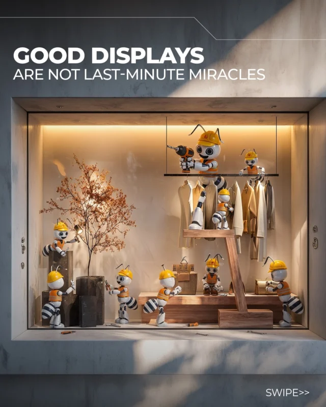 Strong retail displays are rarely last-minute wins.

Q3 planning gives the idea enough time for material choice, production, approvals, finishing, and installation. 

Share your upcoming campaign brief with us. 

[visual merchandising, q3 planning, retail display, seasonal display, campaign planning] 

#teamvisualsolutions #visualmerchandising #retaildisplay #displayinnovation #riyadh