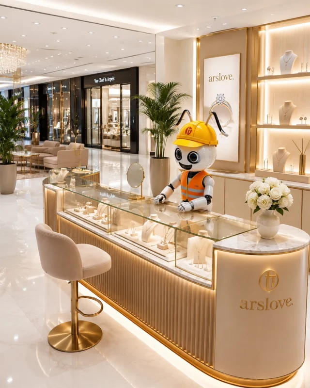 Jewellery deserves lighting that highlights its shine, shape, and craftsmanship.

Share your jewellery display brief with us. 
المجوهرات تحتاج إلى إضاءة تُبرز بريقها، وتفاصيلها، ودقة صناعتها.
شاركنا متطلبات عرض المجوهرات الخاصة بعلامتك.

[jewellery display, luxury display, display lighting, bespoke fixtures, premium retail]

#teamvisualsolutions #jewellerydisplay #luxuryretail #customdisplays #dubai
