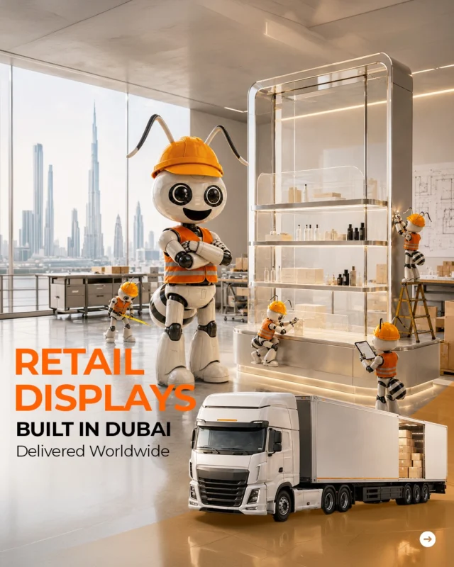 Your display options should not be limited by the distance between your retail store and our factory. 

Share your location and brief with us, and we’ll help plan the build, packing, and delivery route.

المسافة لا يجب أن تكون عائقاً أمام تنفيذ عرض مخصص بجودة عالية.

شاركنا موقعك ومتطلباتك، وسنساعدك في تخطيط التنفيذ، التغليف، ومسار التوصيل.

[global shipping, retail display export, display manufacturing Dubai, international display delivery, custom retail displays]

#teamvisualsolutions #globalshipping #customdisplays #retaildisplay #dubai
