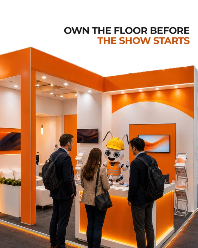 A strong exhibition stand does not wait for visitors to find it; it gives them a reason to walk in. 

Planning a Q4 show? Share your stand brief with us.

الجناح الناجح لا يكتفي بالظهور من بعيد، بل يدعو الزوار للدخول والتفاعل.
إذا كنت تخطط لمعرض في الربع الأخير، أرسل لنا موجزك.
تخطط لمعرض في الربع الأخير؟ شاركنا موجز الجناح الخاص بك.

[exhibition stand, custom exhibition booth, trade show display, event stand fabrication, brand activation]

#teamvisualsolutions #exhibitionstands #brandactivation #customdisplays #riyadh