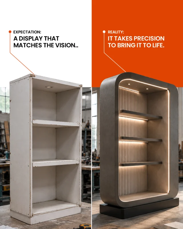 The concept may get you approval. The execution will get you attention.

What separates an average display from a premium one?

Looking to build a premium display? Share your brief.
الفكرة القوية قد تحصل على الموافقة، لكن التنفيذ المتقن هو ما يجعلها تلفت الأنظار على أرض الواقع.
برأيك، ما الذي يرتقي بالعرض إلى مستوى أكثر فخامة؟

[premium display fabrication, retail display quality, custom display manufacturer, display finishing Dubai, retail manufacturing UAE]

#TeamVisualSolutions #ExpectationVsReality #DisplayQuality #CustomFabrication #RetailDisplays