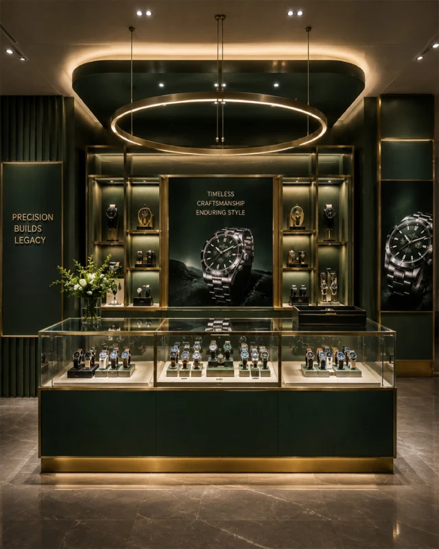 Before a watch is admired, the display sets the expectation.

What transforms a watch counter from functional to unforgettable?

Share your display vision with us.

قبل أن تلفت الساعة الأنظار، تصنع مساحة العرض التوقع الأول.
ما الذي يحوّل منصة عرض الساعات من مساحة عملية إلى تجربة لا تُنسى؟
شاركنا تصورك.

[luxury watch counter, watch retail display, premium display fabrication, jewellery display Dubai, custom retail counter]

#TeamVisualSolutions #WatchDisplay #LuxuryRetail #RetailCounters #DisplayDesign