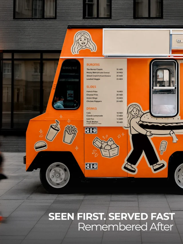 A food truck needs to catch attention before the first order and keep the experience smooth once the crowd builds.
Planning a food truck promotion? Send us your brief.

What matters most to your food-truck activation?

قبل أن يصل أول طلب، يجب أن تلفت عربة الطعام الأنظار. ومع زيادة الإقبال، يجب أن تبقى الخدمة منظمة وسلسة.
هل تخطط لتفعيل بعربة طعام؟ أرسل لنا موجز المشروع.
ما الأولوية بالنسبة لك؟

[custom food truck Dubai, food truck fabrication UAE, branded mobile kiosk, outdoor F&B activation, winter food truck]

#FoodTruckDesign #OutdoorRetail #FandBDesign #CustomFabrication #TeamVisualSolutions